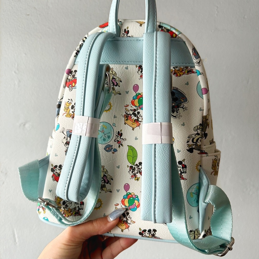 *SOLD* Mickey & Minnie’s Runaway Railway Loungefly Mini Backpack - Picture 3 of 3